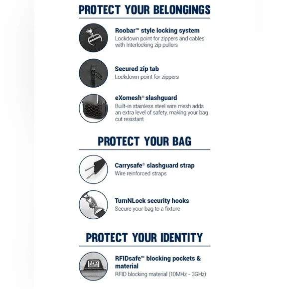 Pacsafe CX Anti-Theft Backpack - Picture 7 of 7